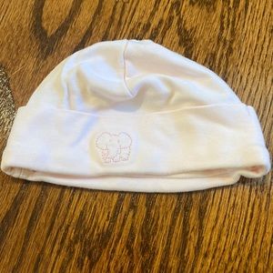 Baby girls hat w/elephant